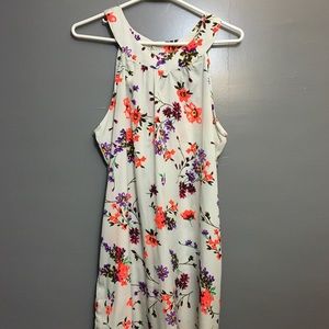 Bright floral summer dress